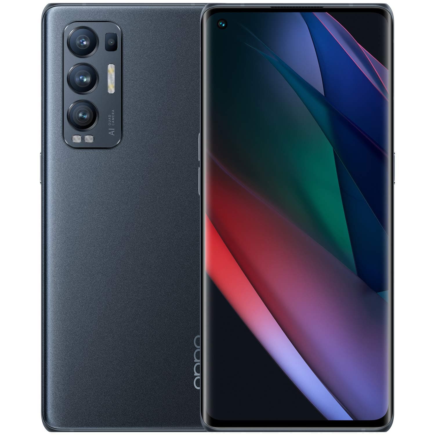 Oppo Find X3 Neo Dual-SIM 256GB ROM + 12GB RAM (GSM Only | No CDMA) Factory Unlocked 5G Android Smartphone (Starlight Black) - International Version