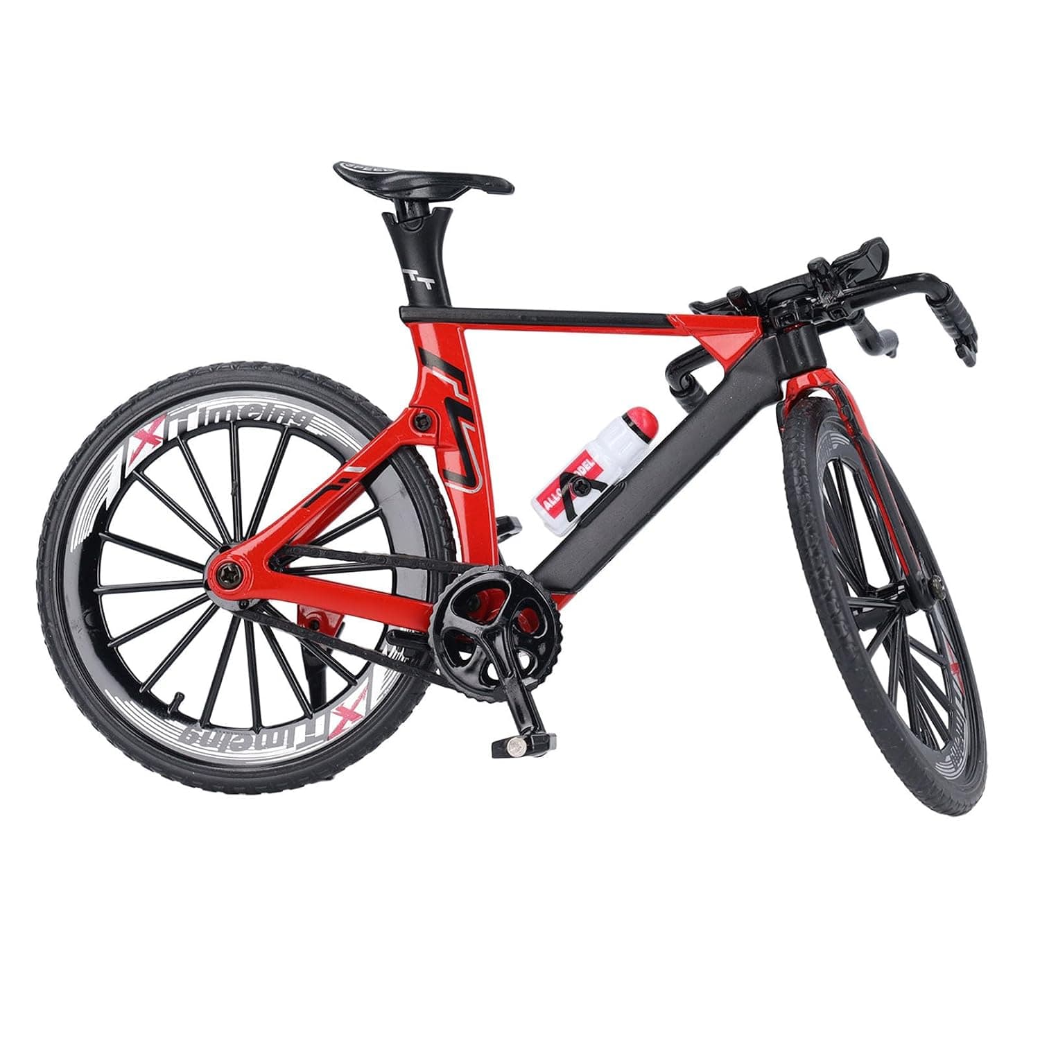 RiToEasysports Racing Bike Model with Dual Handlebar Sliding Steering, | Alloy Construction for Durability, Hobby Collection Decoration, Suitable for kids' Hands-on Play
