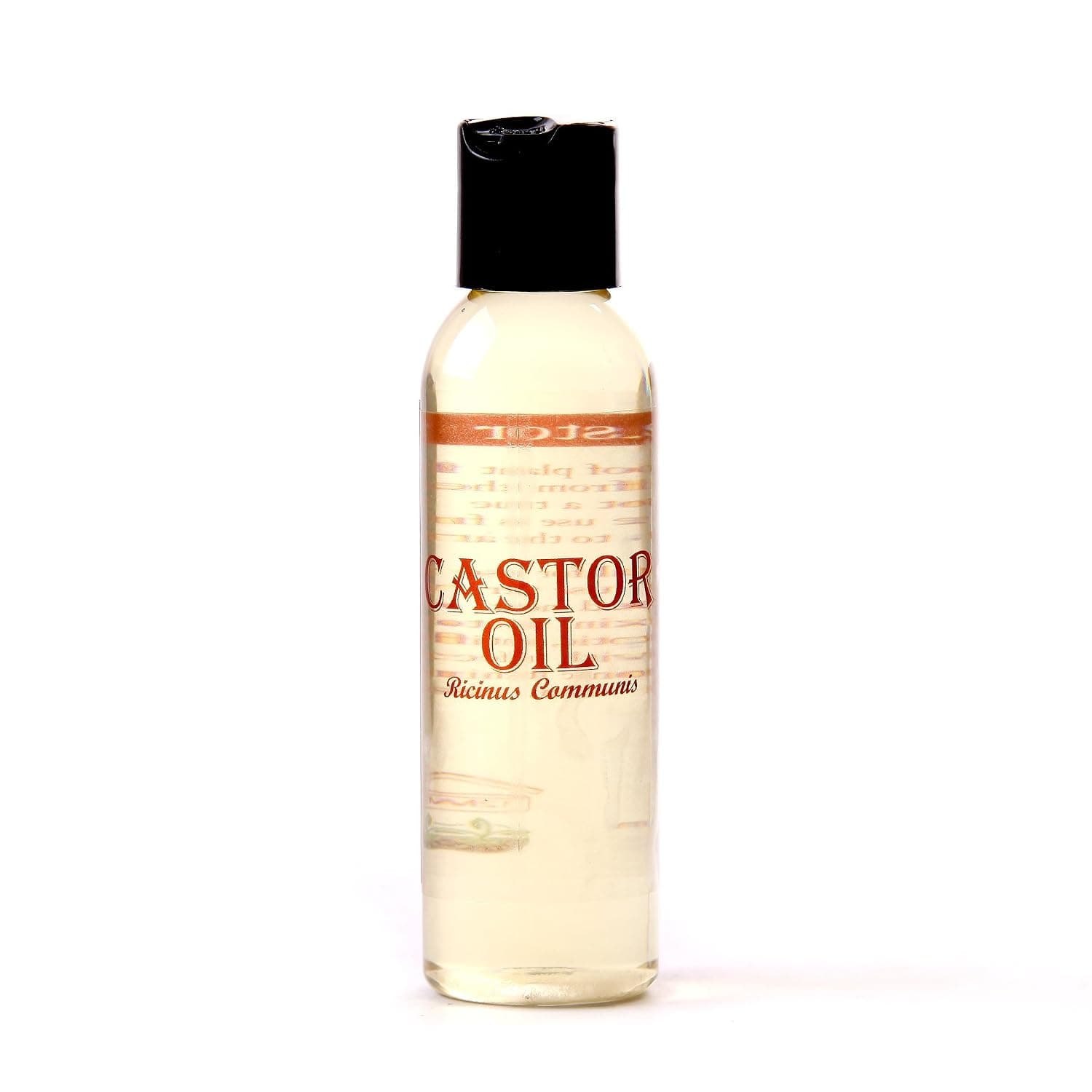 Mystic Moments | Castor Carrier Oil 125ml - Pure & Natural Oil Perfect for Hair, Face, Nails, Aromatherapy, Massage and Oil Dilution Vegan GMO Free