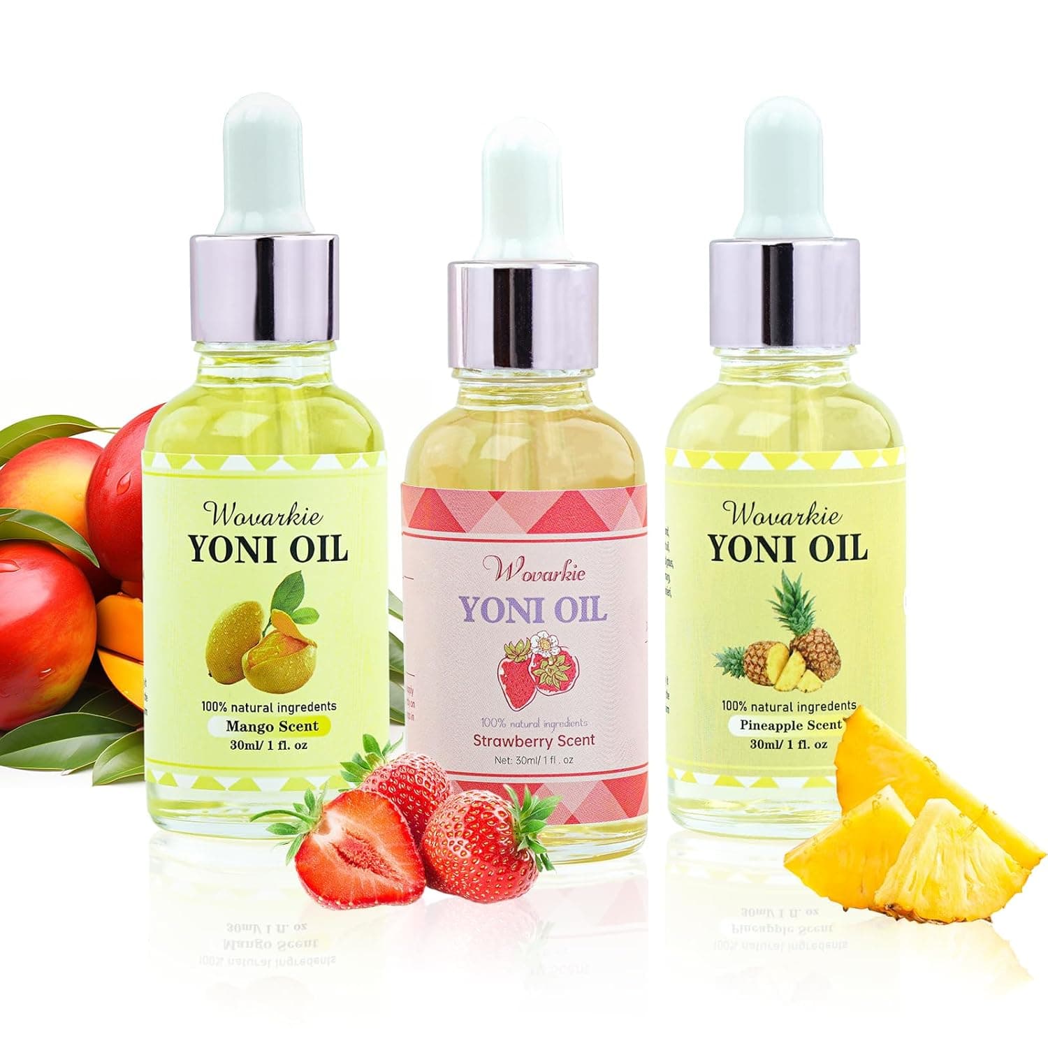 3 Packs Yoni Oil for Women, 100% Natural Feminine Oil Intimate Deodorant for Women, Eliminates Odor and Ph Balanced, Feminine Serum Made with Pure Natural Essential Oils (1 fl oz/30 ml) | Eliminates Odor and Ph Balanced, 3 Packs Feminine Serum Made with Pure Natural Essential Oils (1 fl oz/30 ml)