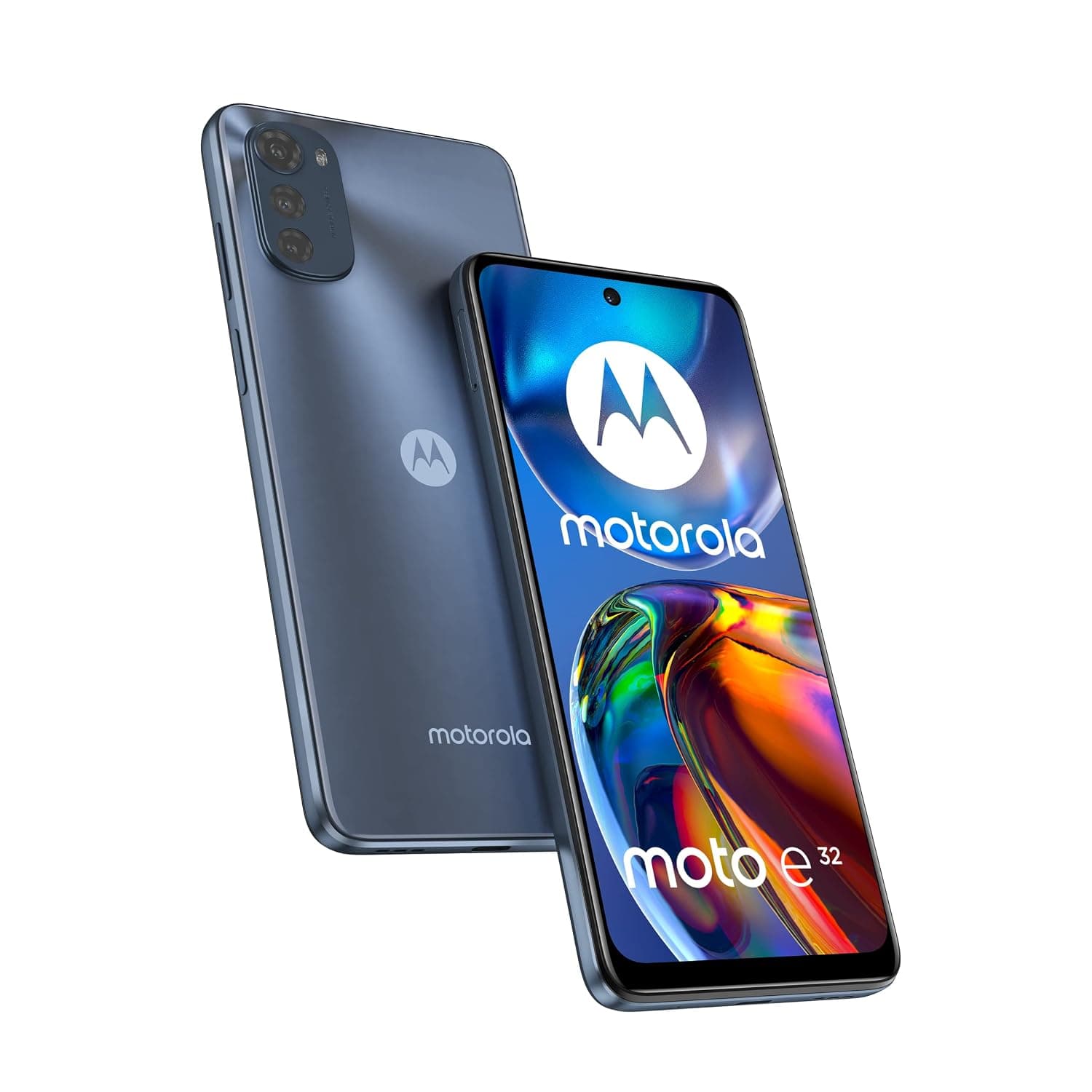 Motorola Moto E32 Dual-SIM 64GB ROM + 4GB RAM GSM only | No CDMA Factory Unlocked 4G/LTE Smartphone Slate Grey - International Version