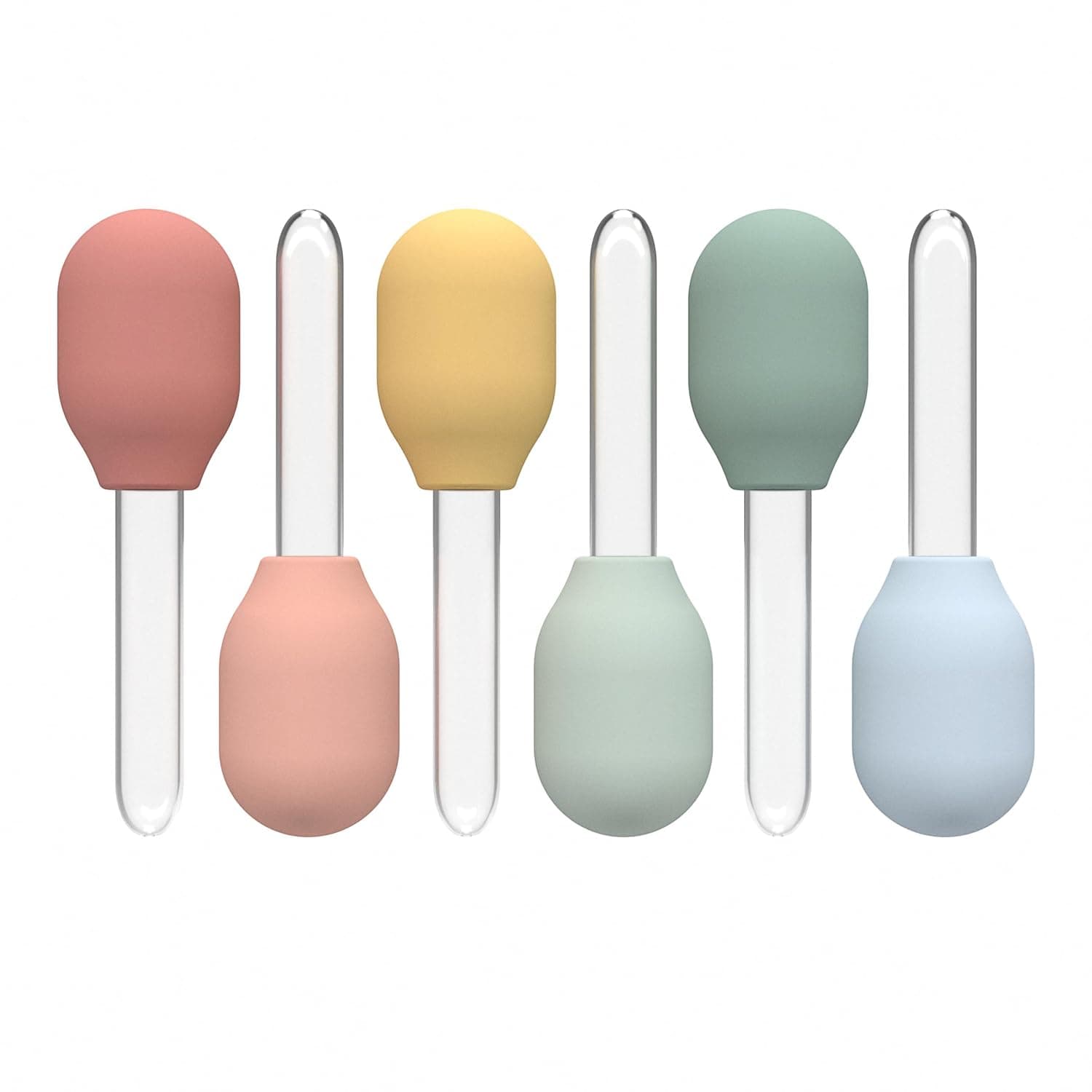 Inspire My Play 6 x Pastel Liquid Droppers For Kids Crafts - Sensory Play Pipettes for Kids - Sensory Play Toys and Accessories