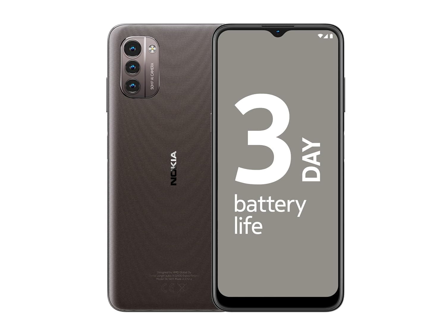 Nokia G21 Dual-SIM 64GB ROM + 4GB RAM (GSM Only | No CDMA) Factory Unlocked Android 4G/LTE Smartphone (Dusk) - International Version