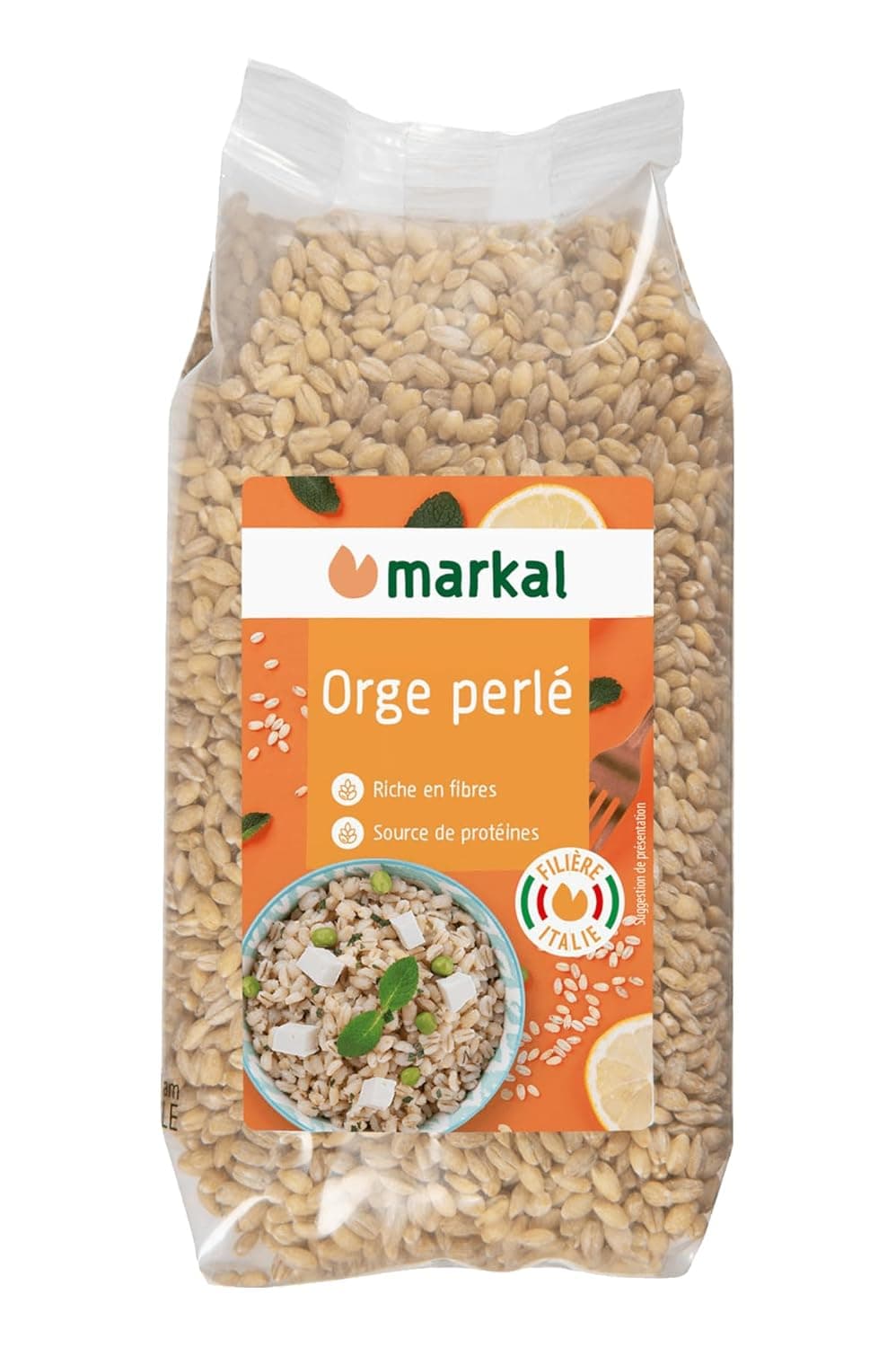 Markal Organic Pearled Barley Brown - 500 gm