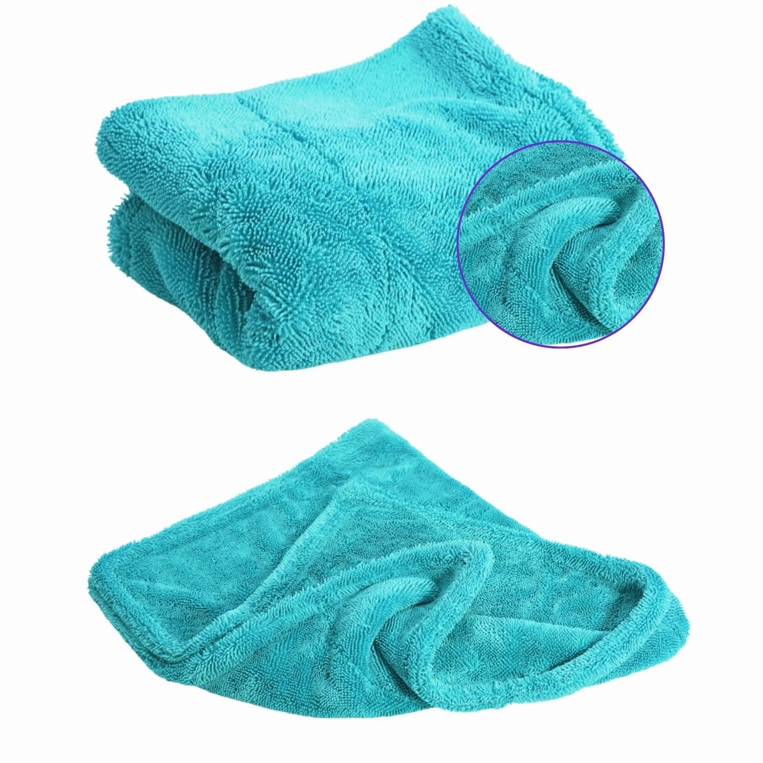 Professional Grade Premium Microfiber Towels Mega Car Drying Towel from No Streaks, Scratches, or Water Spots - Large Premium 1400 GSM Microfiber - Double Twist Pile Quick Effortless Dry (60 * 90)