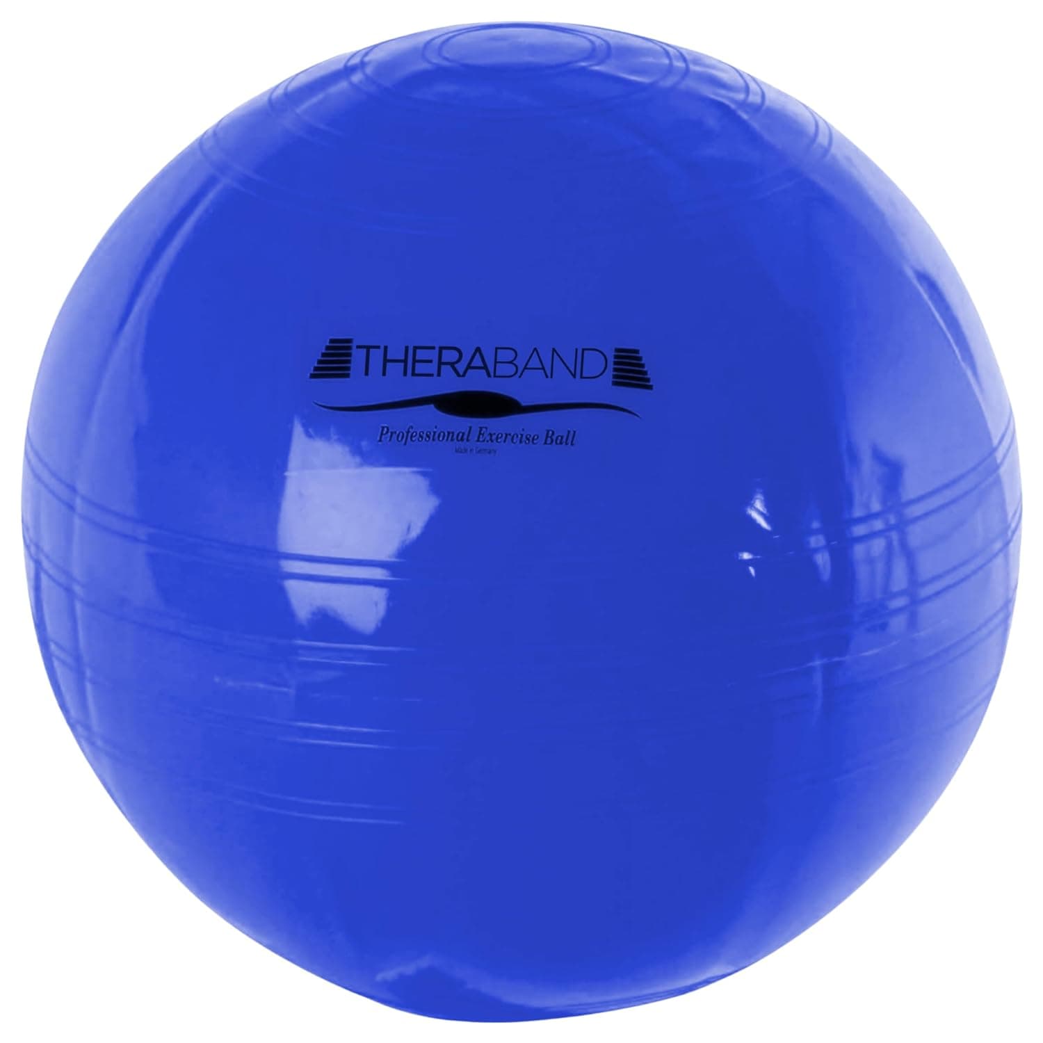 THERABAND Gym Exercise 55cm Ball for Sport Training , Yoga and Fitness, Home Gym Equipment with Inflation Adaptor