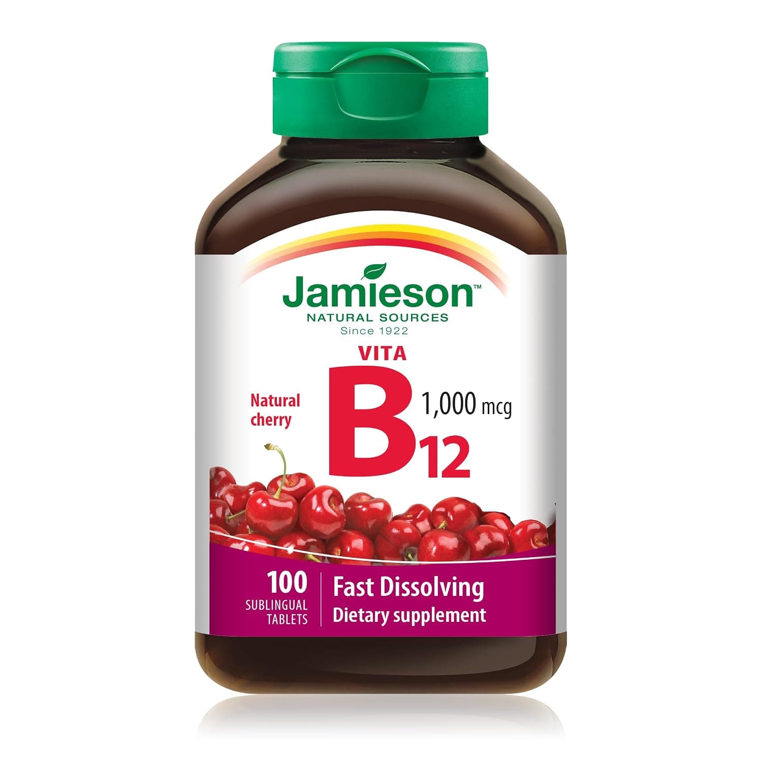 Jamieson Vita B12 1000mcg Fast Dissolving Vitamins 100 Tablets