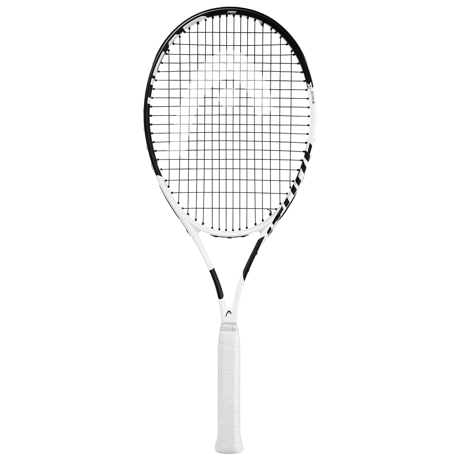 Head Metallix Attitude Pro White Tennis Racket - Pre-Strung Adult Tennis Racquet for Control and Maneuverability