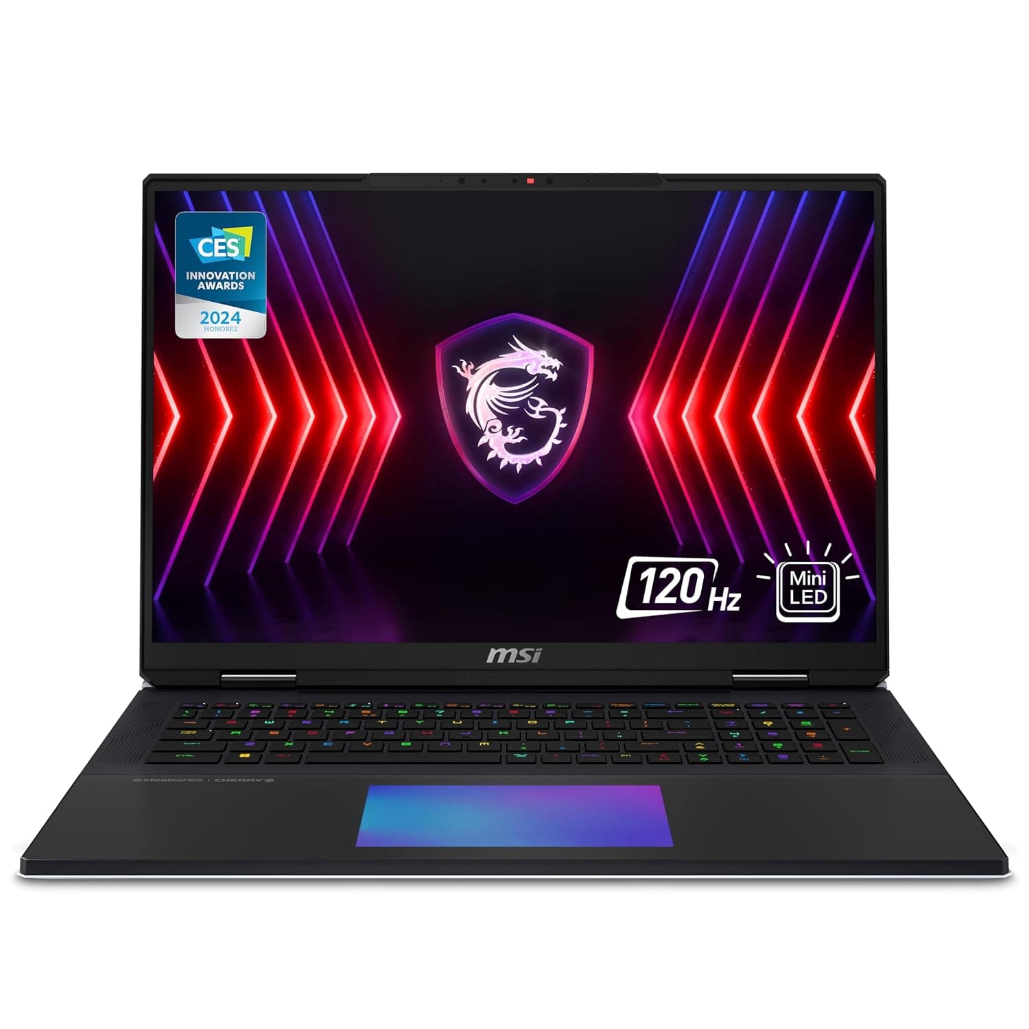 MSI Titan 18 HX 1” 120Hz MiniLED UHD+ Gaming Laptop: Intel Core i9-14900HX, NVIDIA Geforce RTX 4090, 128GB DDR5, 4TB NVMe SSD, 2X Thunderbolt 4, Cooler Boost 5, Win 11 Pro: Black A14VIG-036US