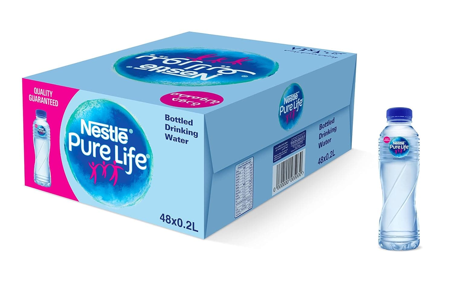 Nestle Pure Life Bottled Still Drinking Water - 48 x 200 ml