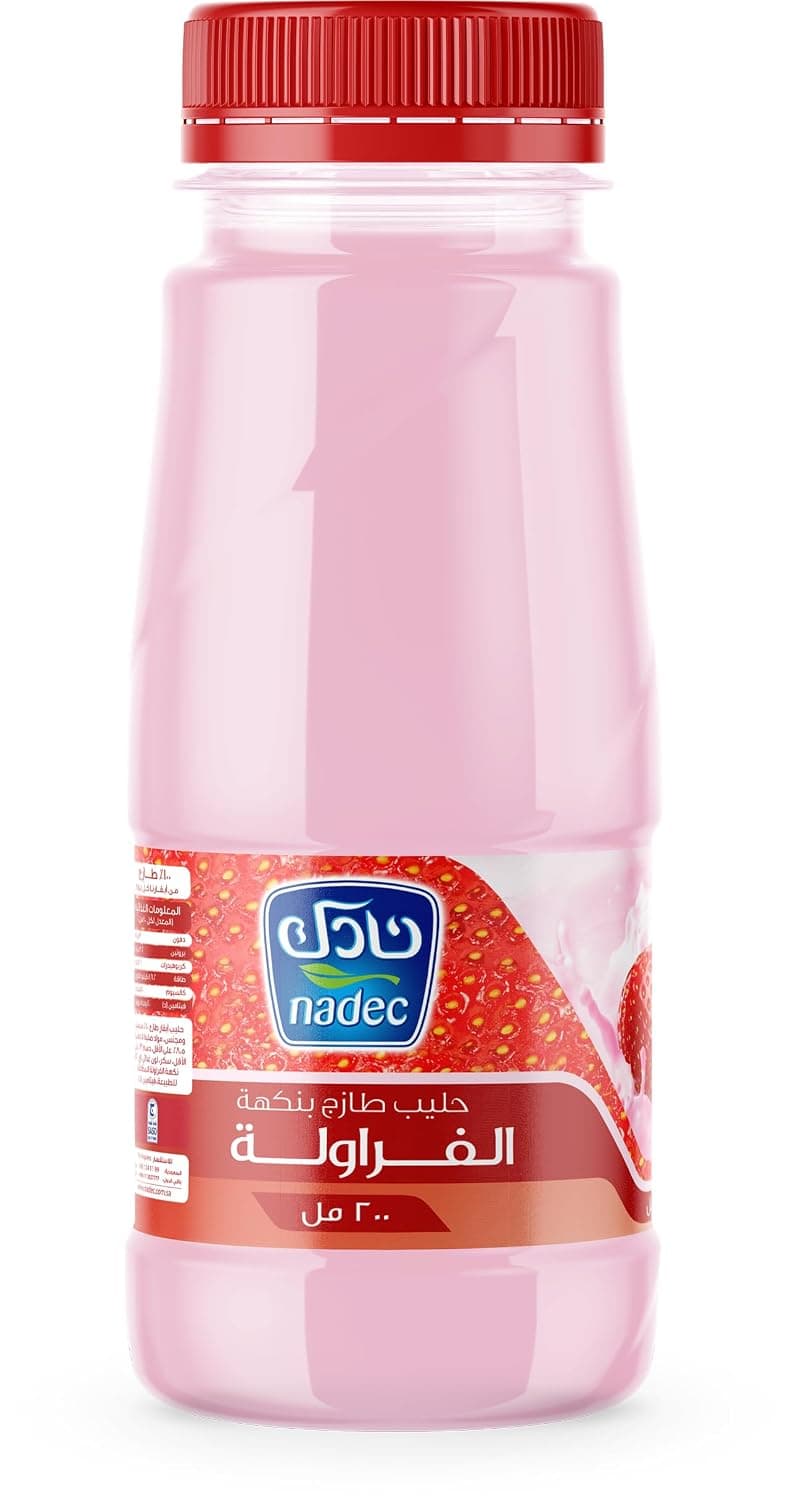 Nadec Strawberry Flavored Milk 200 ml