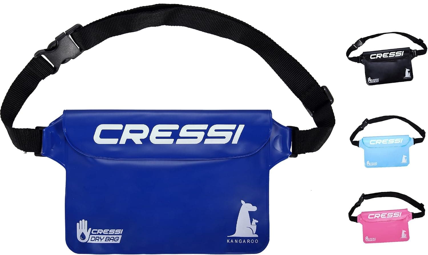 Cressi Kangaroo Dry Pouch - Waterproof Bag Holder for Mobile Phone and Objects