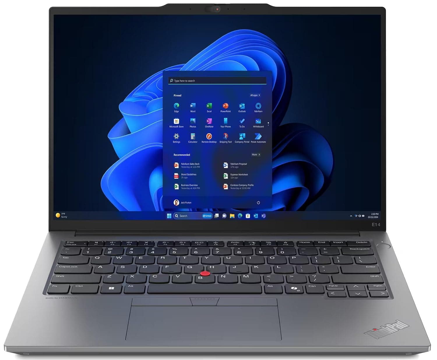 Lenovo ThinkPad E14 21M7001UAD Laptop With 14 Inch WUXGA (1920x1200) Display IPS, Ultra 7 155H Processor/16GB RAM DDR5 /1TB SSD/Integrated Intel Arc Graphics/No DVD/Bag/DOS(Without Windows) Black
