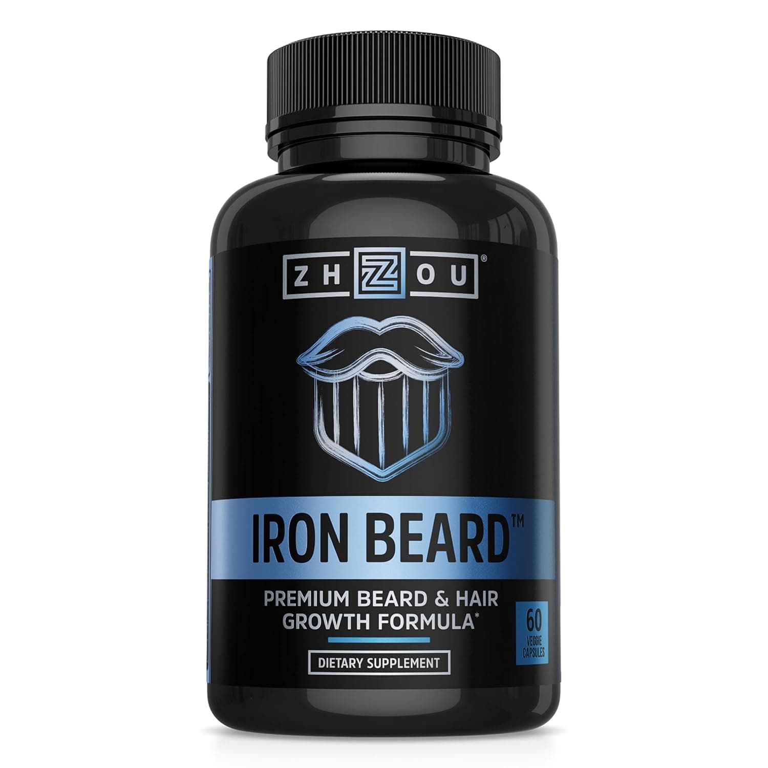 Zhou Nutrition Iron Beard, 60 Veggie Capsules