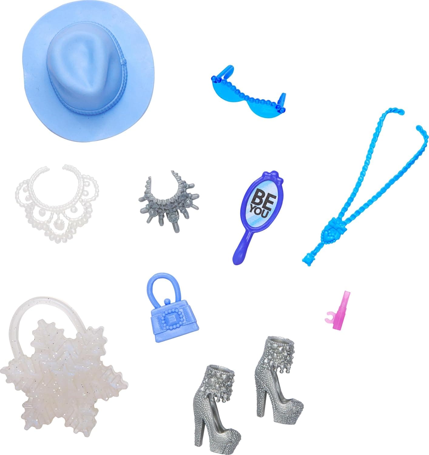 Barbie Fashion & Beauty Winter Doll Accessories for Girls Age 3 and Up