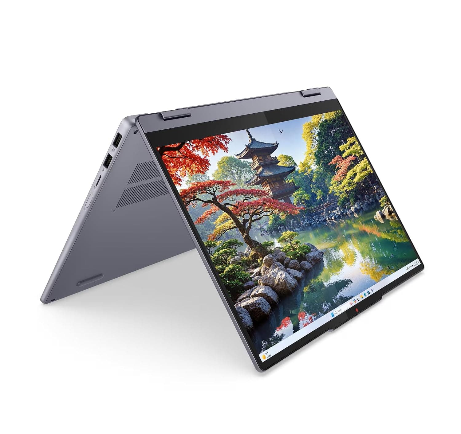 Lenovo IdeaPad 5 Flex 2-in-1 14" Notebook - WUXGA - Intel 12-core Ultra 5 225U - 8 GB - 512 GB SSD - Backlit Keyboard - Arctic Gray