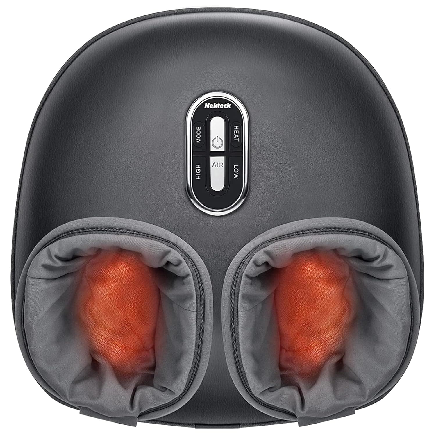 Nekteck Shiatsu Foot Massager Machine with Soothing Heat, Deep Kneading Massage, Air Compression, Foot Comfort and Relaxation, for Home or Office Use