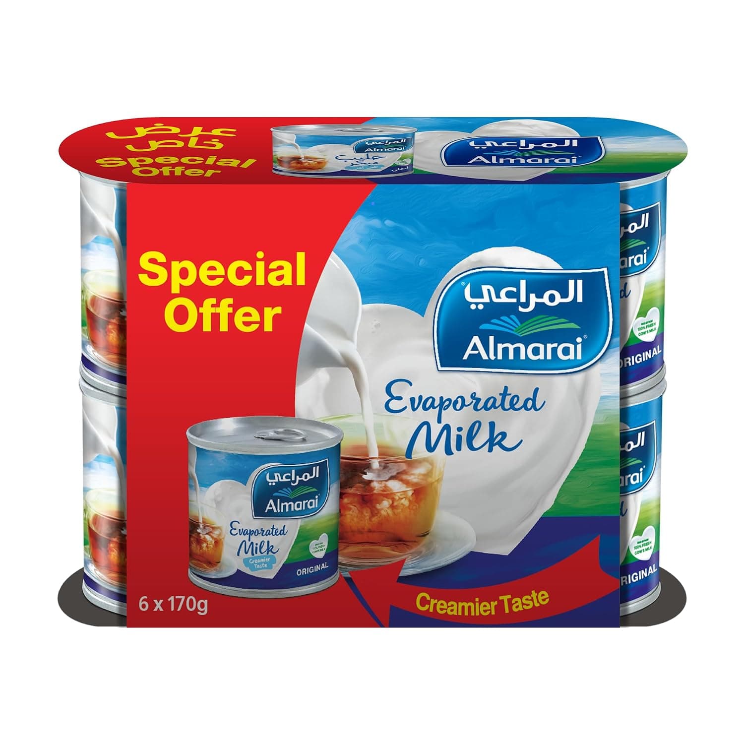 Evaporated Milk 6 Pack 170 G