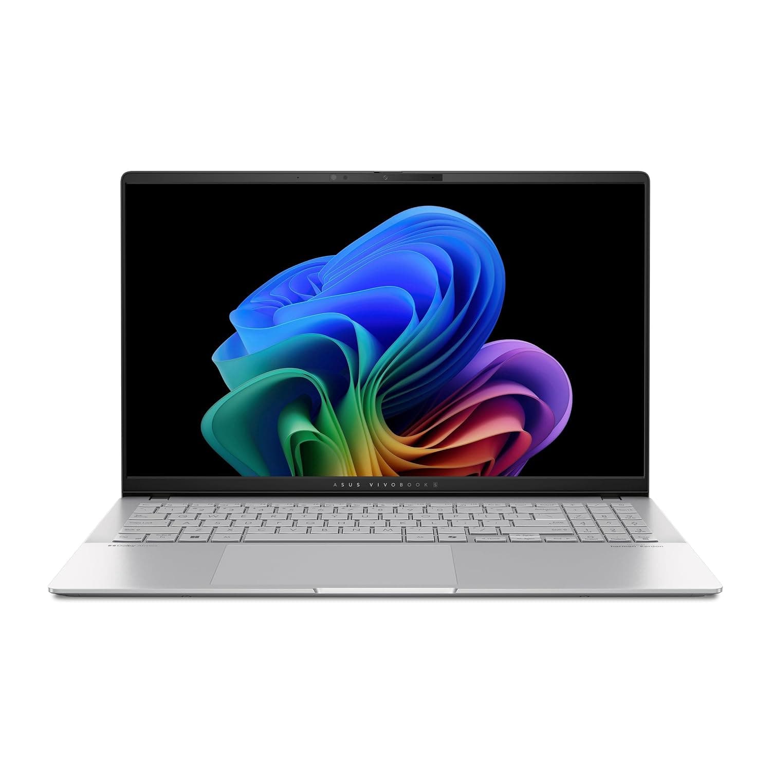 ASUS Vivobook S 15 Laptop; Copilot+ PC, 15.6” 3K 120Hz OLED Display, Qualcomm Snapdragon X Elite X1E-78-100 12-Core Processor, 16GB RAM, 1TB SSD, Windows 11 Home, Cool Silver, S5507QAD-PS96