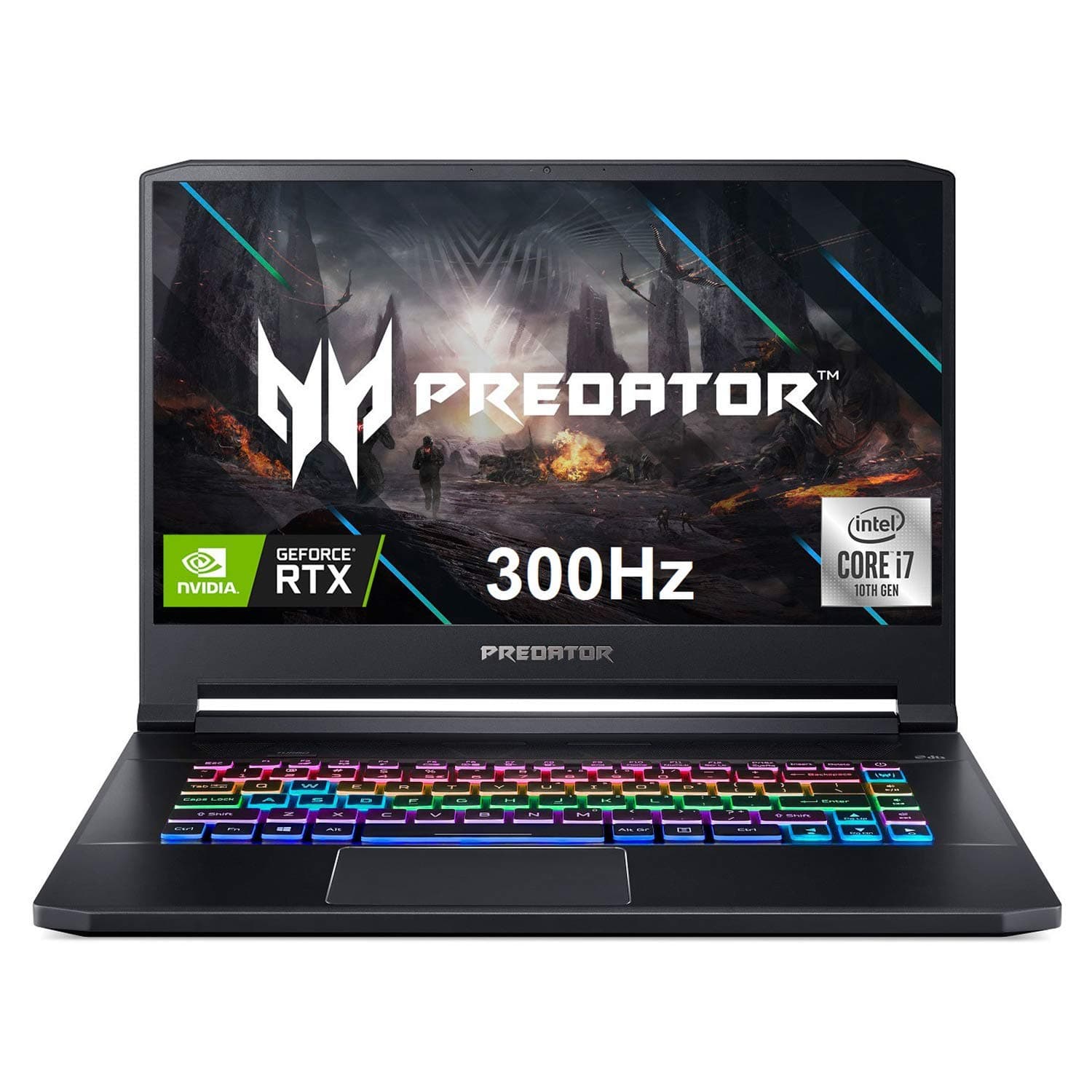 Newest Acer Predator Triton 500 PT515 Gaming Laptop, 15.6" FHD NVIDIA G-SYNC 300Hz Display, 10th Gen Intel Core i7-10750H, 16GB RAM, 1TB PCIe SSD, NVIDIA GeForce RTX 2070, RGB Backlit KB, Windows 10