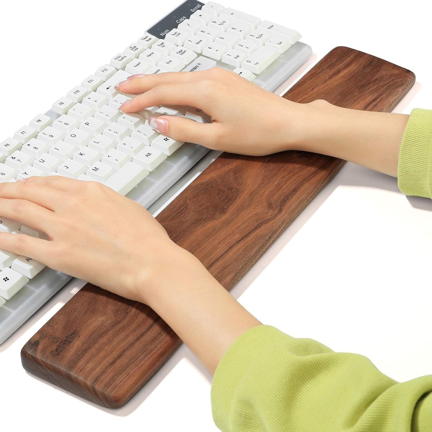YelaJoy Keyboard Wrist Rest, Ergonomic Palm Support for Computer Typing, Desktop Hand Cushion Pad, Comfortable Gaming Accessory, Input Alignment Guard, Office Setup Enhancer