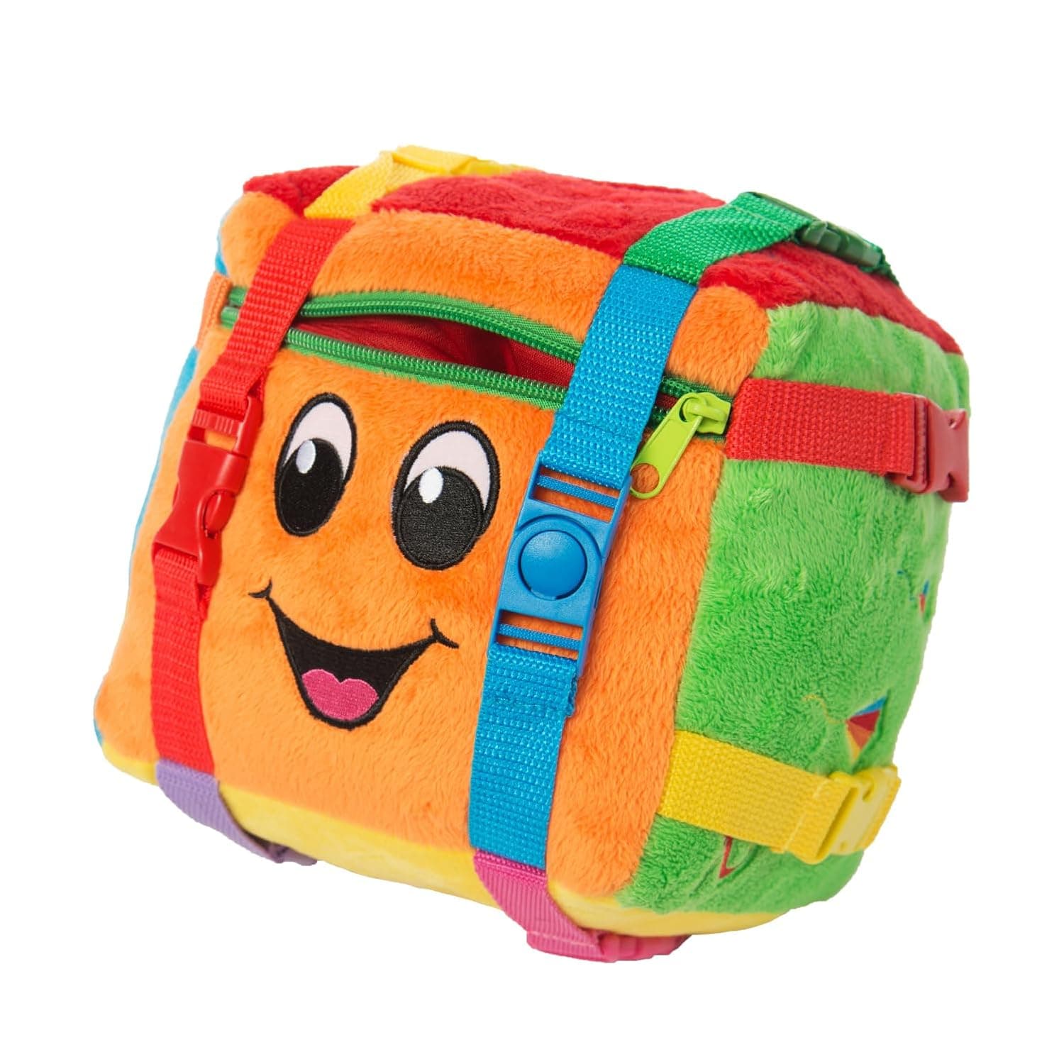 Buckle Toys - Bingo Cube | Develop Fine Motor Skills, Counting and Math, Storage for Small Items