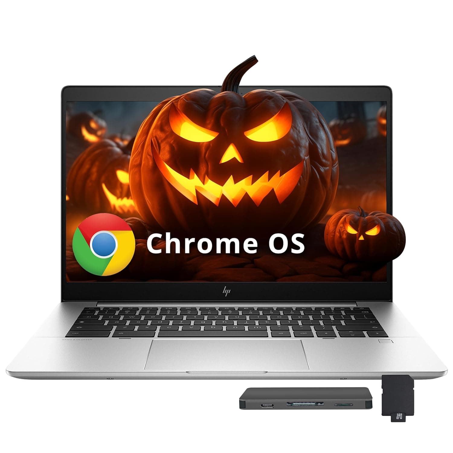 HP Elite C640 G3 14" FHD Chromebook, Intel i5-1245U, 8GB LPDDR4X, 1.2TB Storage(256GB SSD+1TB Docking Station), Iris Xe Graphics, Webcam, Wi-Fi 6E, Chrome OS, Silver