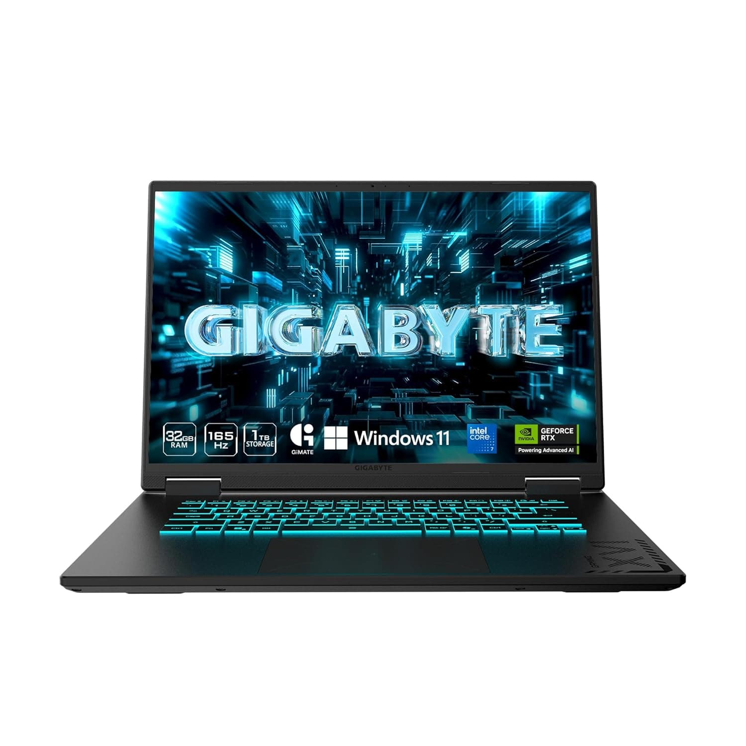 GIGABYTE - Gaming Notebook A16 PRO - 165Hz 2560x1600 WQXGA - NVIDIA GeForce RTX 5070 Ti - Intel Core Ultra 7 240H - 1TB SSD with 32GB LPDDR5X RAM - Windows 11 Home (Gaming A16 PRO