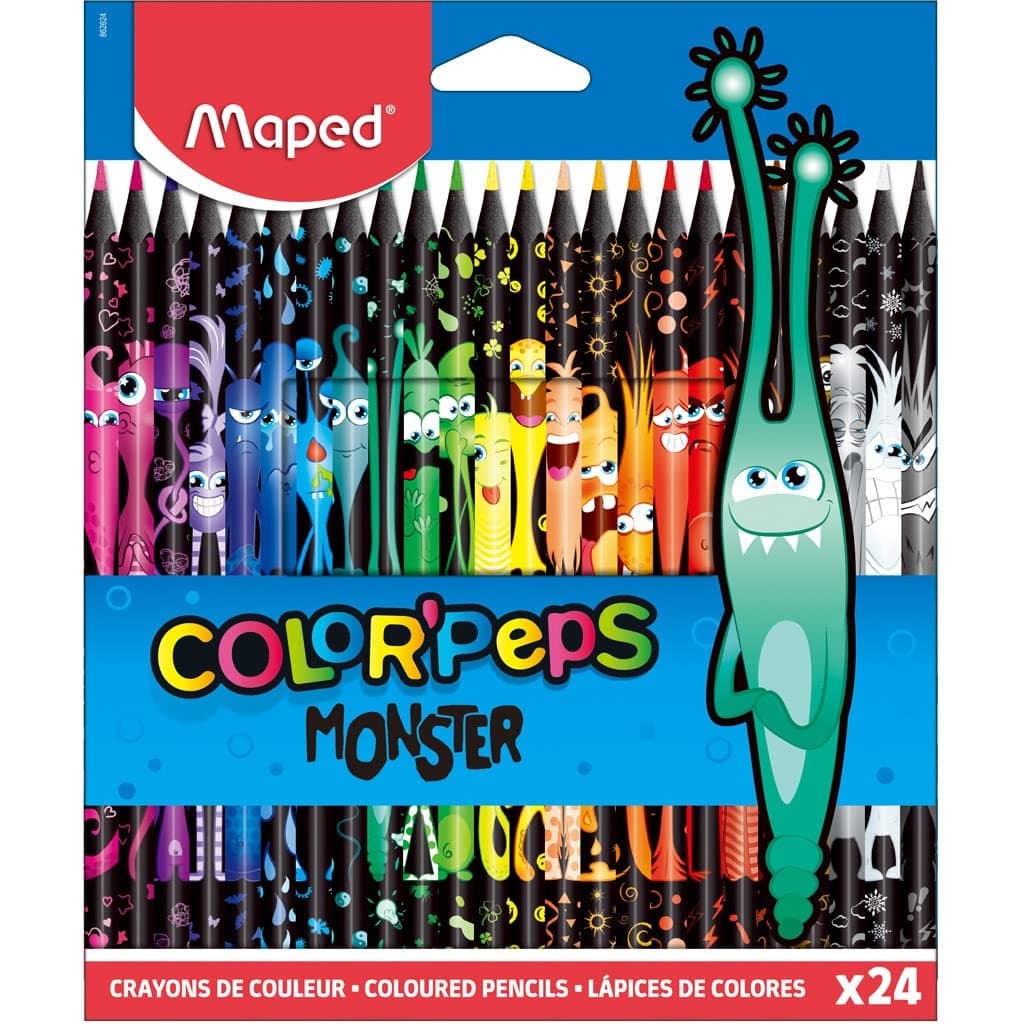 Maped Color Peps Monster Pencil 24-Pack