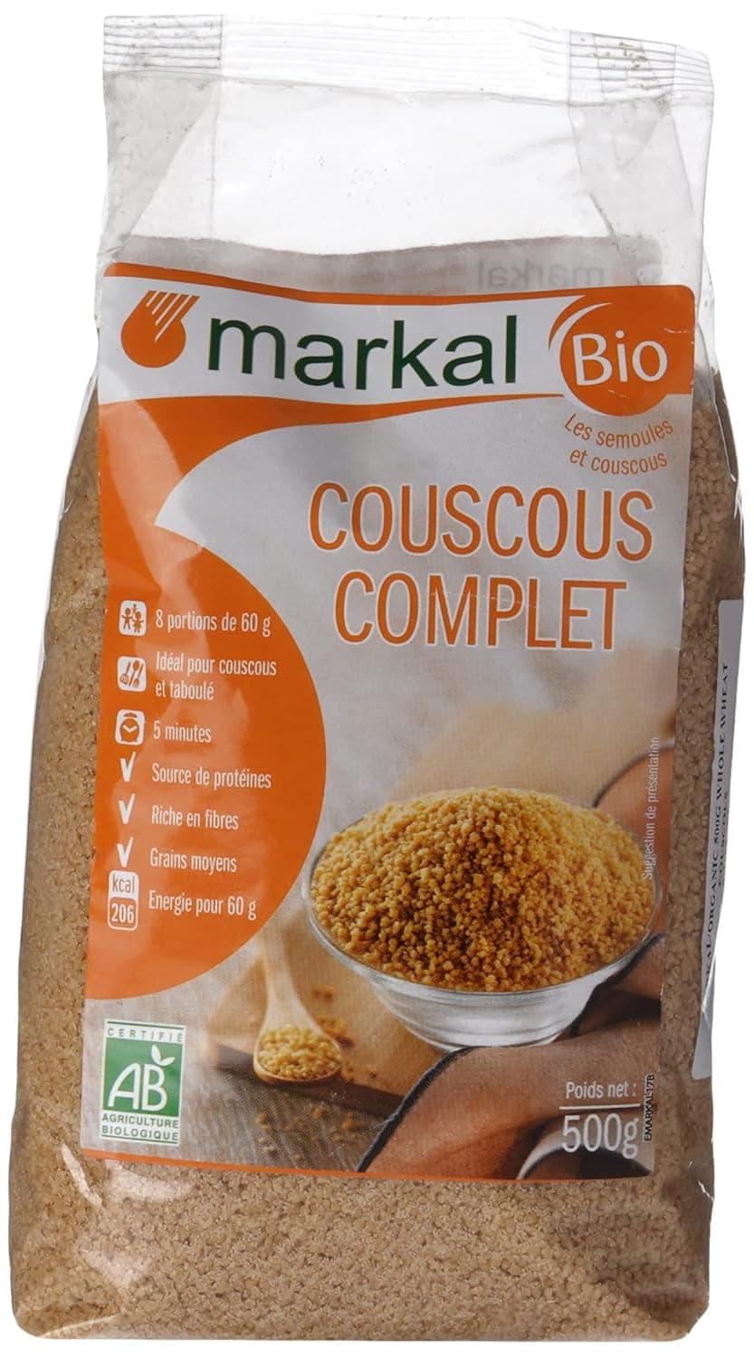 Markal Organic Whole Wheat CoUScoUS, 500G - Pack Of 1