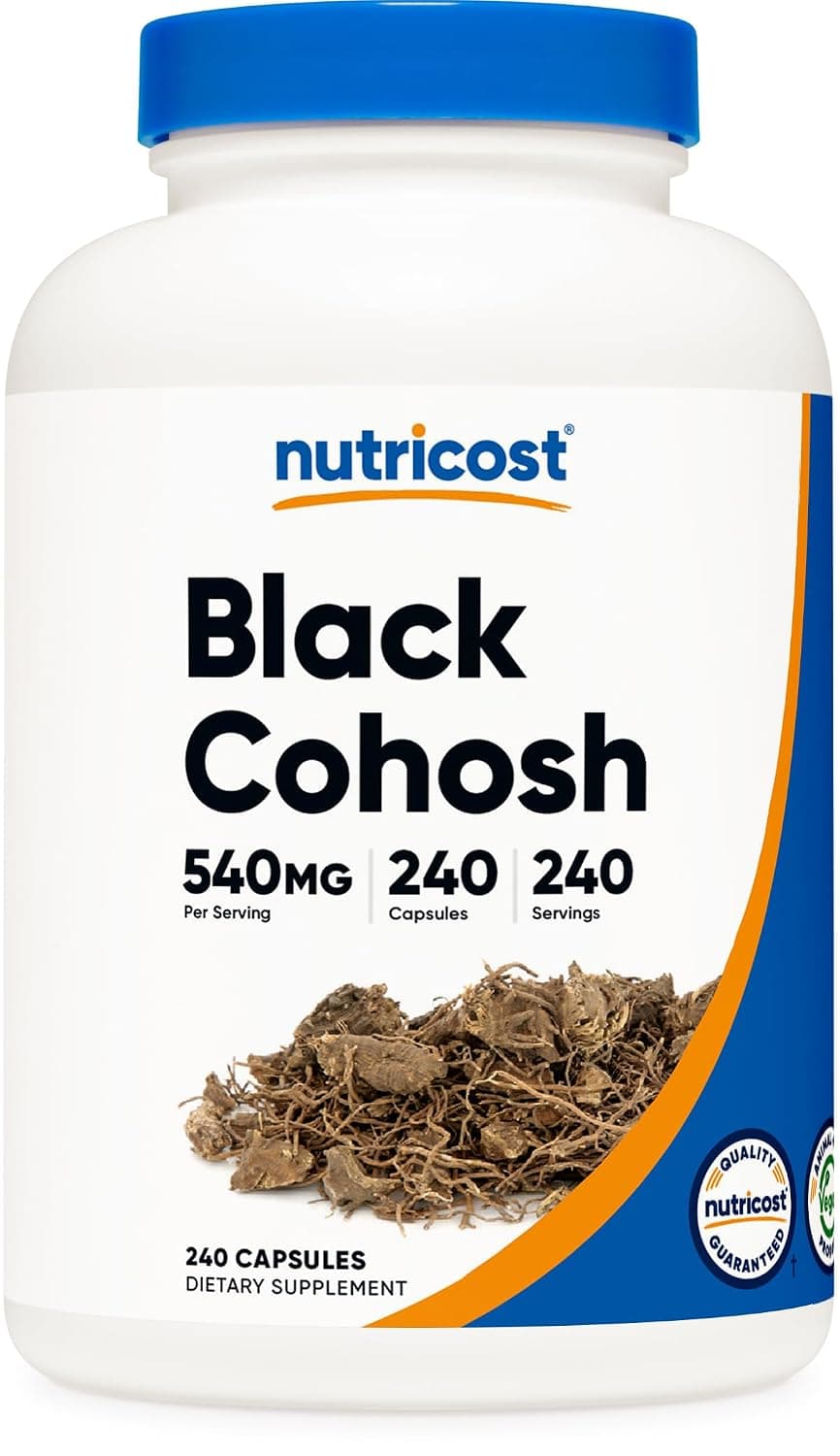 Nutricost Black Cohosh Capsules (540mg) 240 Capsules, GMO-Free, Vegan