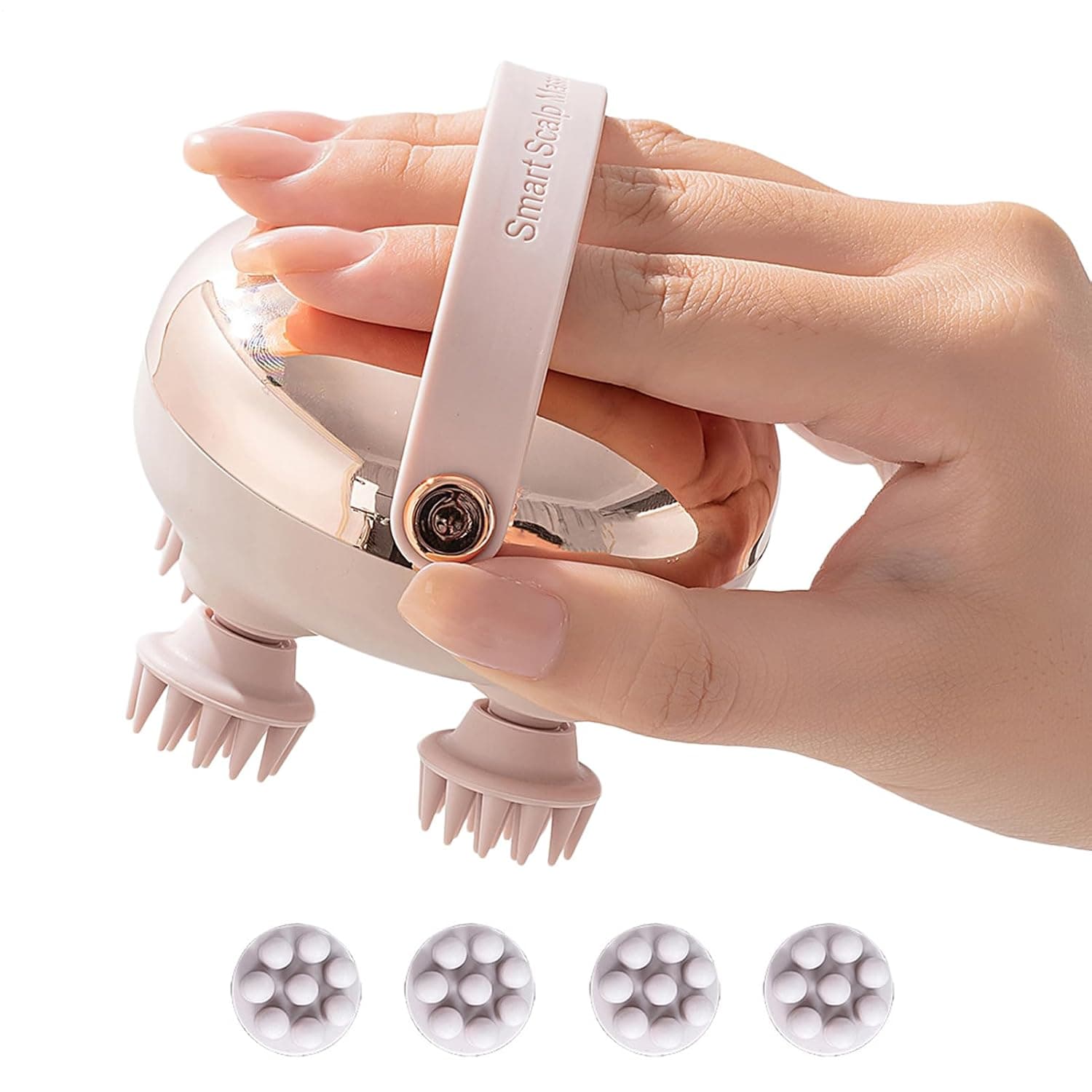 Hair Scalp Massager Electric 3 Speeds Waterproof Relaxation Device | Portable Hair Massage for Home Relaxation Daily Care Shower Travel Spa Women Men