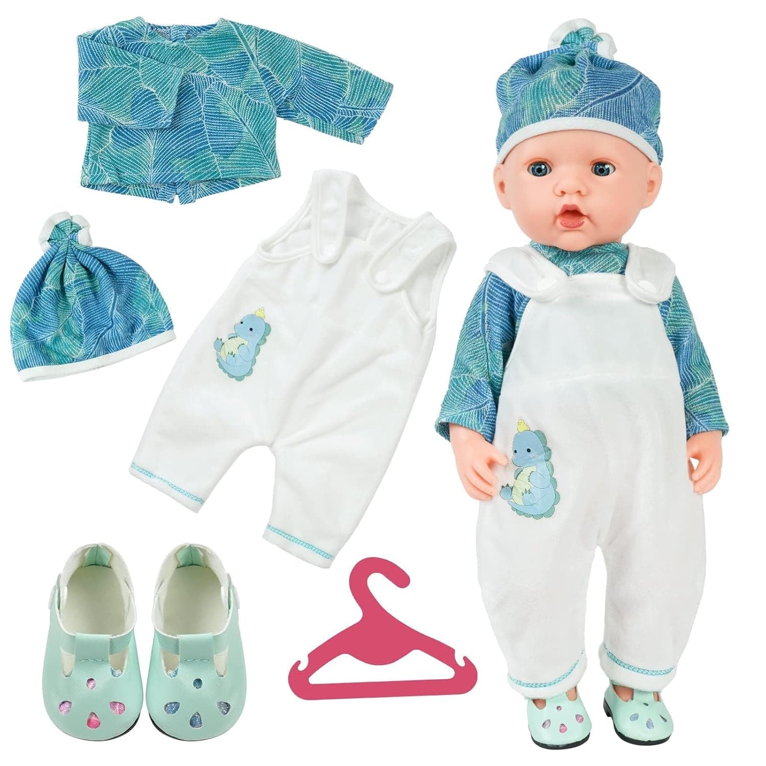 Aolso Doll Clothes, Doll Dress Accessories for Doll Clothes 14-18", Size 35 - 45 Cm for Dolls (Doll Not Included)