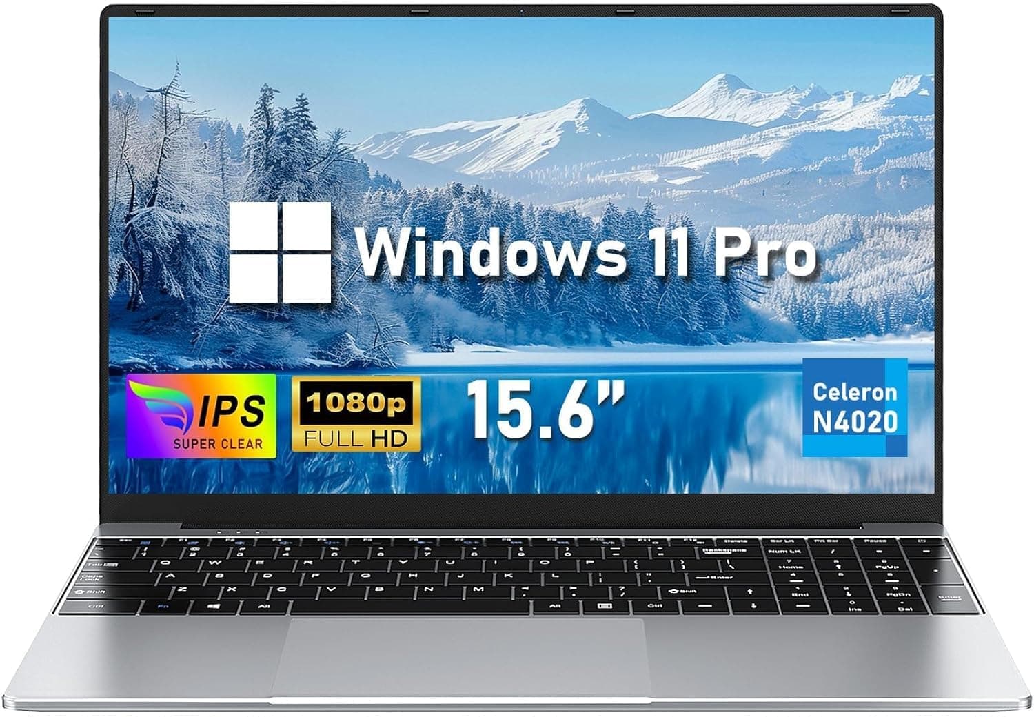 NIAKUN Laptop, Laptop Computer 2025, 15.6 Inch Lap Top, 8GB RAM 256GB SSD PC, N4020 Processor, 15.6" FHD 1920 * 1080 Display, WIFI5, BT5.0