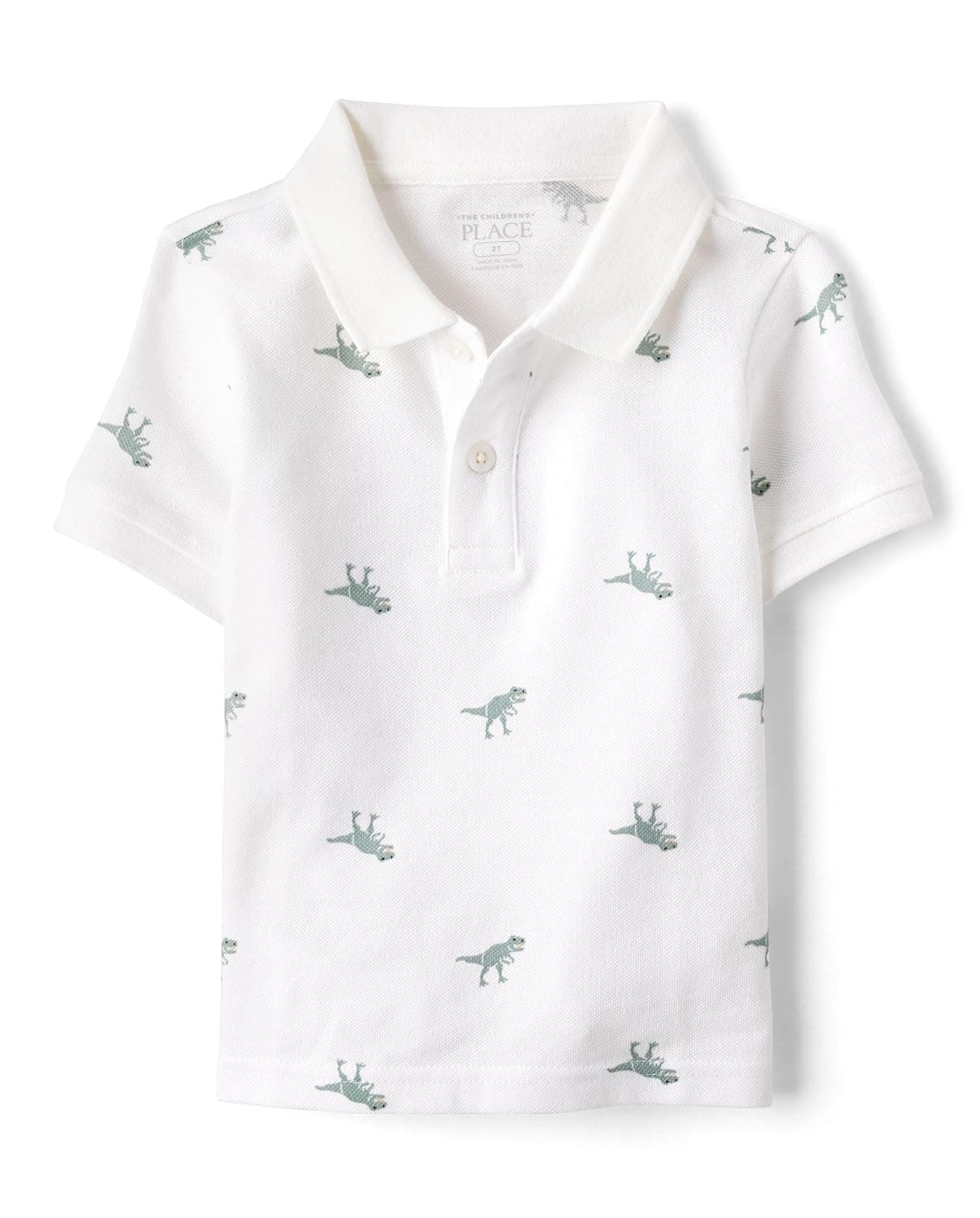The Children's Place Boys SS AOP POLO POLOS (pack of 1)