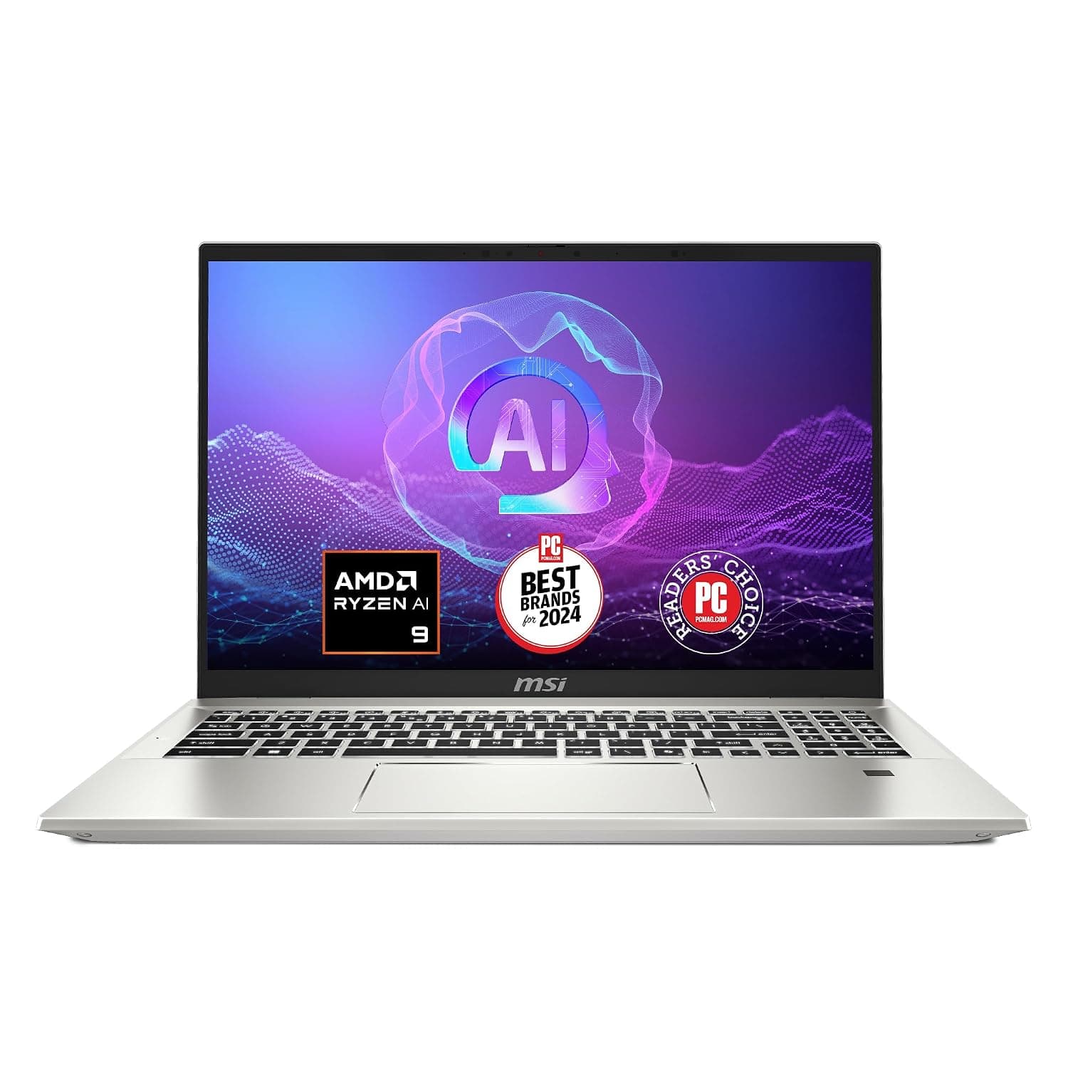 MSI Prestige A16 AI+ (2024) 16” QHD+ Business Laptop: AMD Ryzen AI 9-365, Radeon Graphics, 32GB LPDDR5x, 1TB NVMe SSD, Type-C, WiFi 7, Win 11 Home: Urban Silver A3HMG-016US