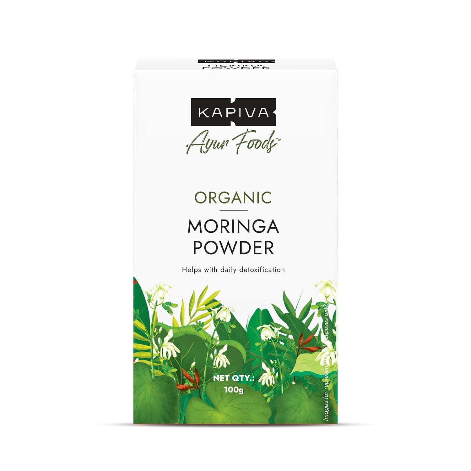 Kapiva Certified Organic Moringa Powder 100g (Pack of 2)