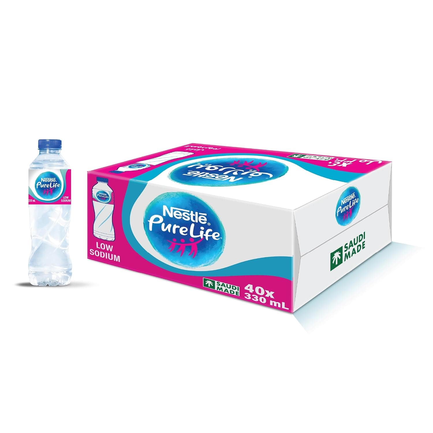 مياه شرب معدنية معبأة من نستله بيور لايف، 40 × 330 مل