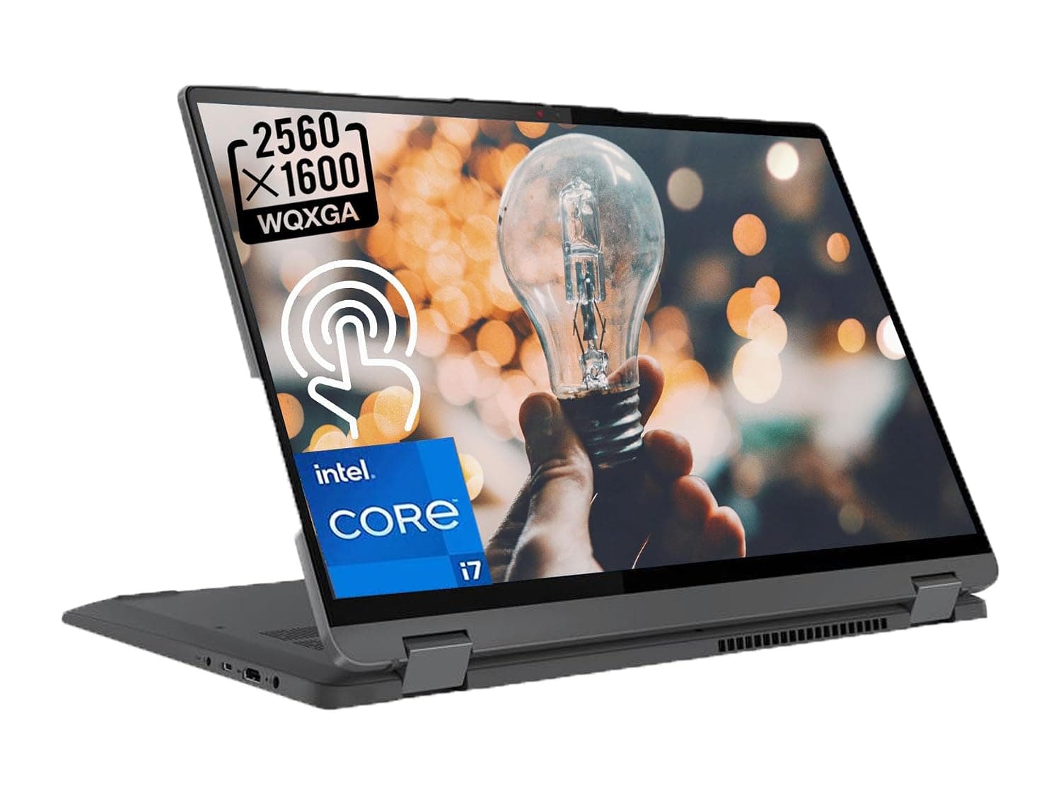 Lenovo 2021 IdeaPad Flex 3 2-in-1 Laptop, 16" 2.5K WQXGA Touchscreen Display, Intel Core R7-5800HS, 32GB RAM, 1TB SSD SSD, Intel Iris Xe Graphics, Wi-Fi 5, Windows 11 Home