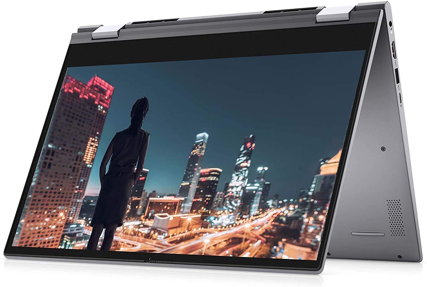 Dell Inspiron 14 5000 2-in-1 Laptop, 14" LED Backlit FHD (1920 x 1080) Display, 11th Gen Core i7-1165G7, 16GB DDR4 RAM, 1TB NVMe M.2 SSD, Backlit Keyboard, Fingerprint Reader, Webcam, Windows 10