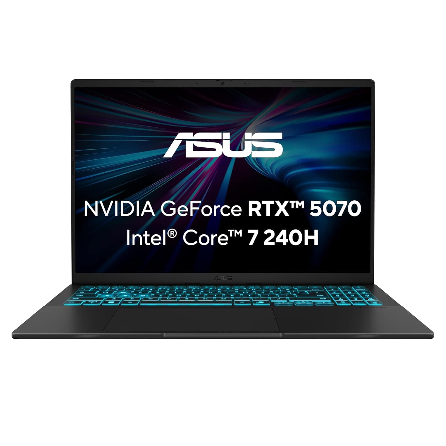 ASUS V16 V3607VM Gaming Laptop | 16" WUXGA 16:10 144Hz IPS Display | Intel Core 7 240H | 16GB RAM | 1TB SSD | NVIDIA RTX 5070 | Win11 Home | QWERTZ | Black | 3 Months GamePass