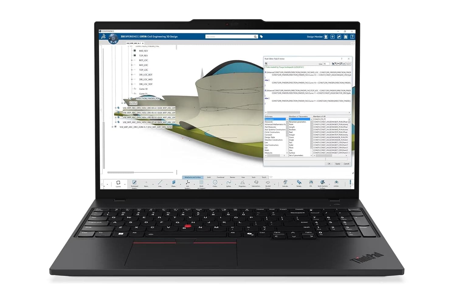 Lenovo ThinkPad P16s Gen 4 Laptop with AMD Ryzen AI 7 PRO 350 Processor and Copilot +, OLED 16” WQUXGA Touchscreen Display, 32GB DDR5-5600MT of Memory, 1TB SSD, 5MP RGB+IR Cam, Wi-Fi 7, and Win 11 Pro