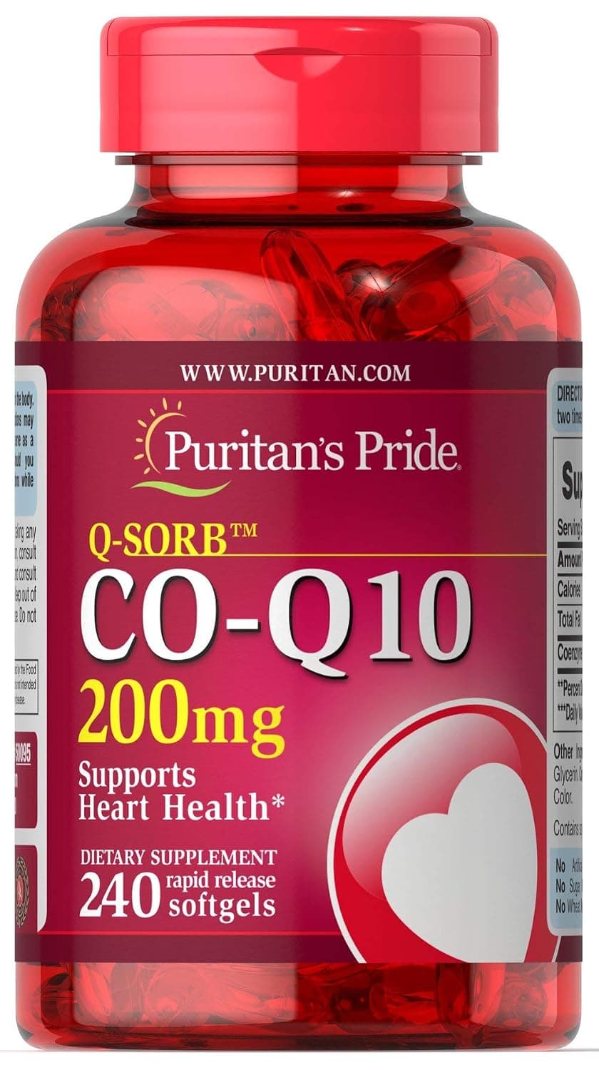 Puritan's Pride Q-Sorb CoQ10 200 Mg, 240 Count