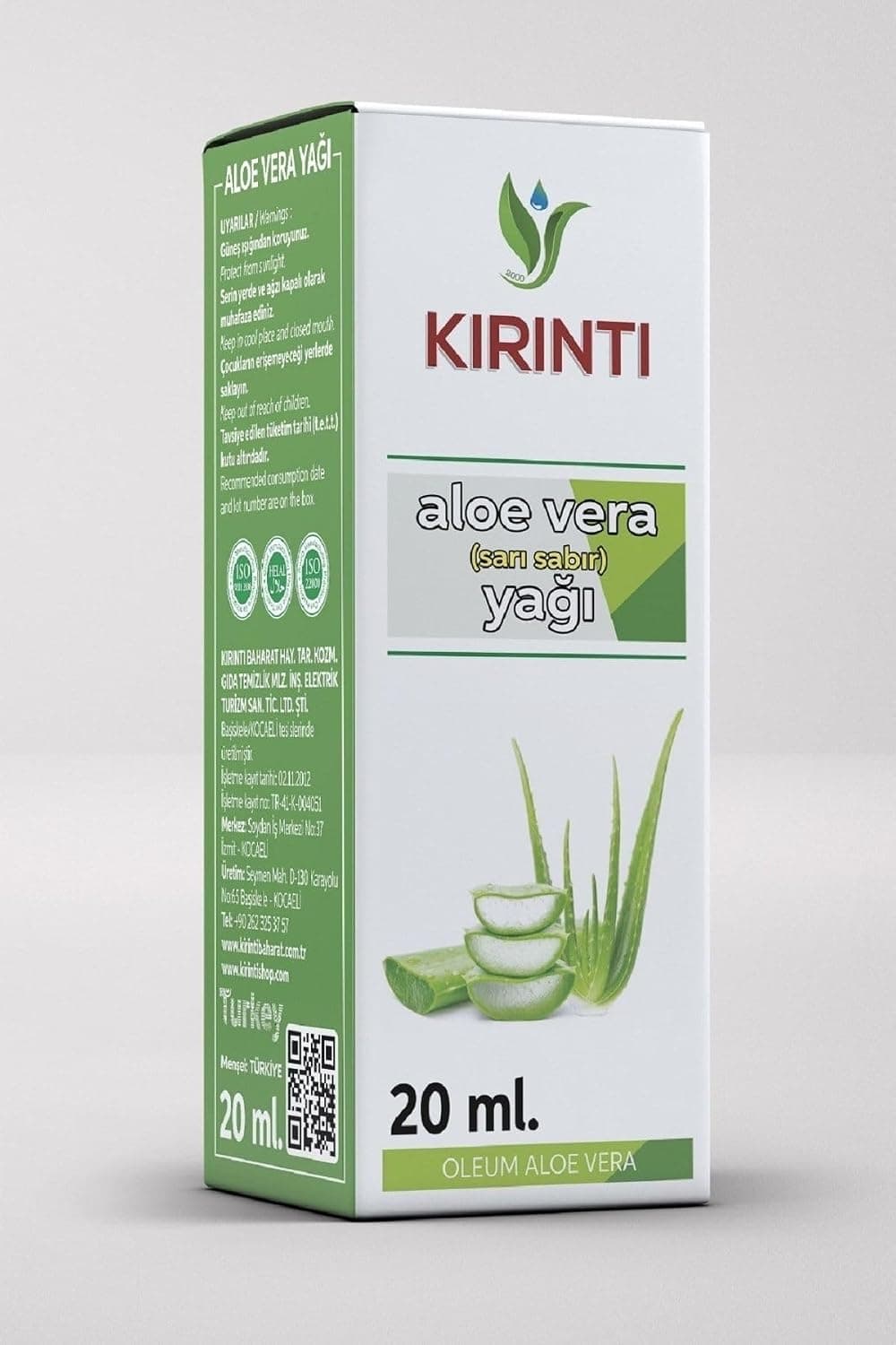 CRYSTALLATION 2000 Crumb Aloe Vera (YELLOW SOCK) Oil 20ml