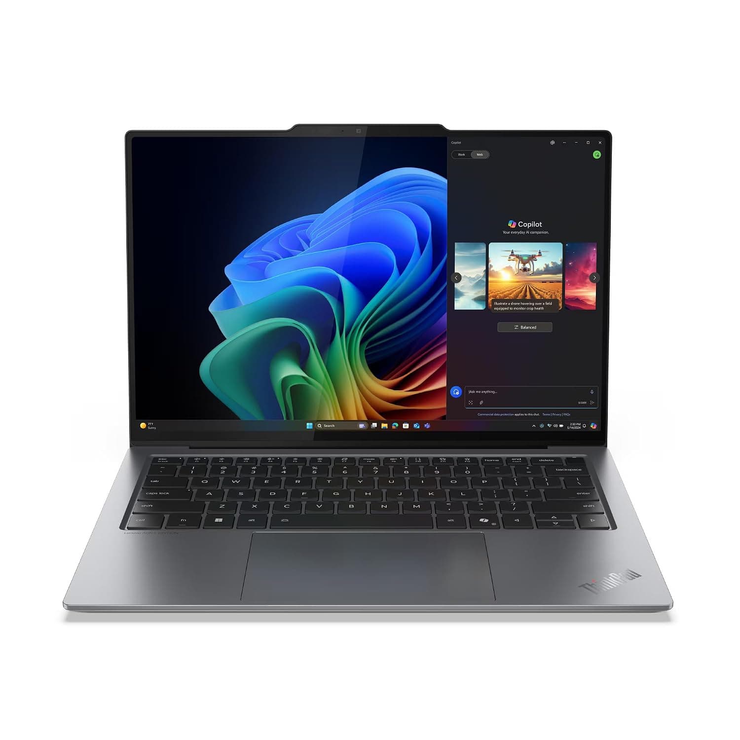 Lenovo Thinkpad X9-14 Gen 1 21QA0004US 14" Copilot+ PC Notebook - WUXGA - Intel Core Ultra 7 258V - Intel Evo Platform - 32 GB - 1 TB SSD - English Keyboard - Gray Black