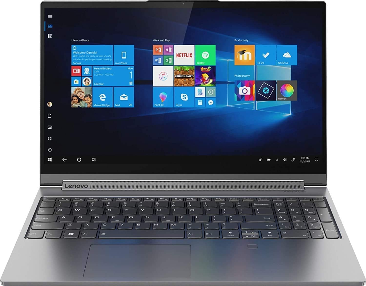 Lenovo 2020 C940 15.6" FHD IPS Touchscreen Glossy 500nits Display, 9th Generation Intel Core i7-9750H Processor, 16GB RAM, 512GB SSD, NVIDIA_GeForce GTX 1650, Fingerprint Reader, Window 10, Pen