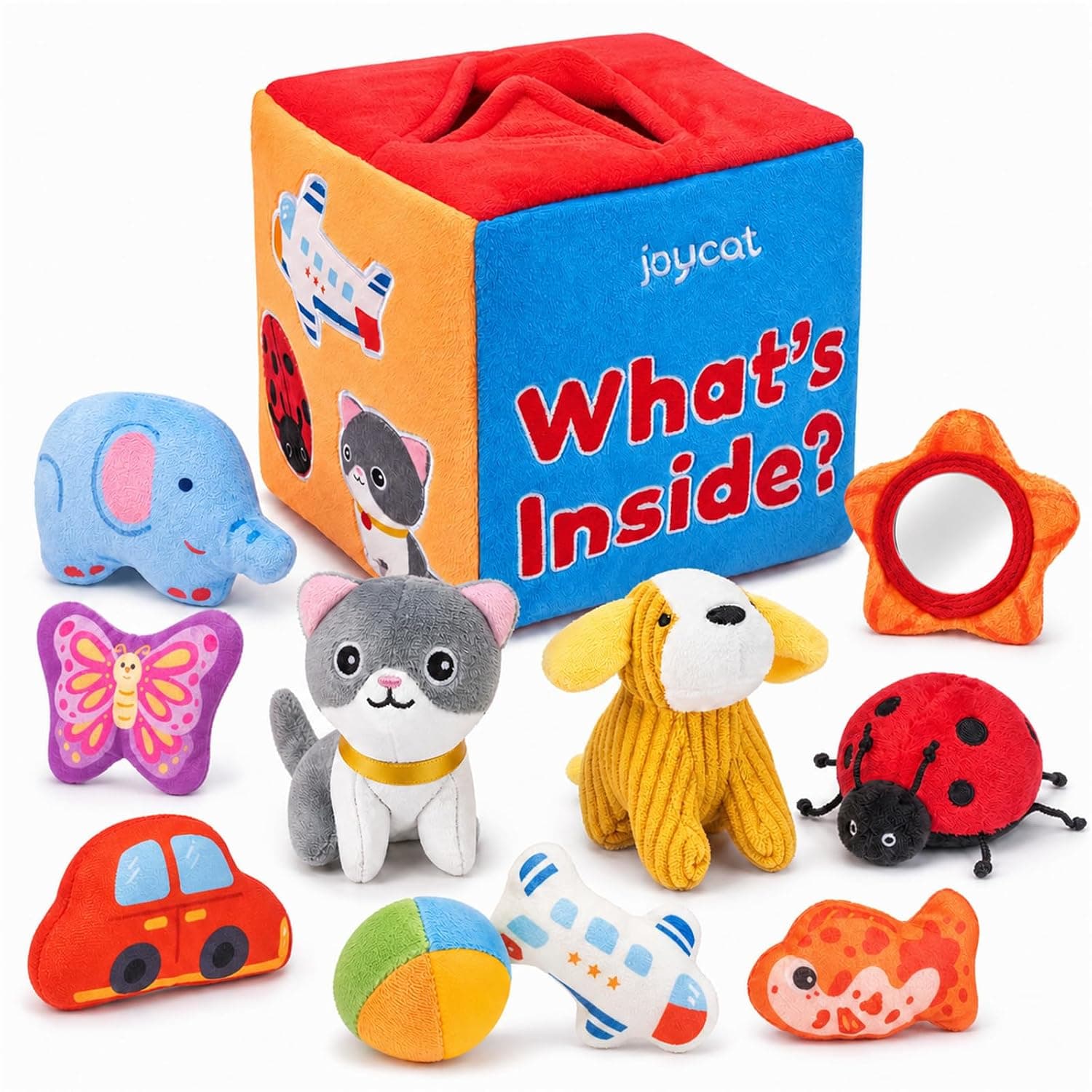 JoyCat Baby Toy 6 Months, Mystery Soft Box Sensory Toy