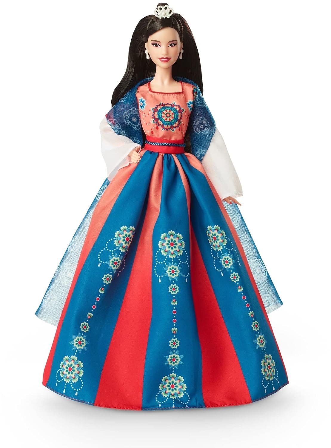 Barbie Signature Lunar New Year Doll in Traditional Hanfu Robe with Chinese Prints & Accessories, Collectible with Doll Stand & Certificate of Aithenticity