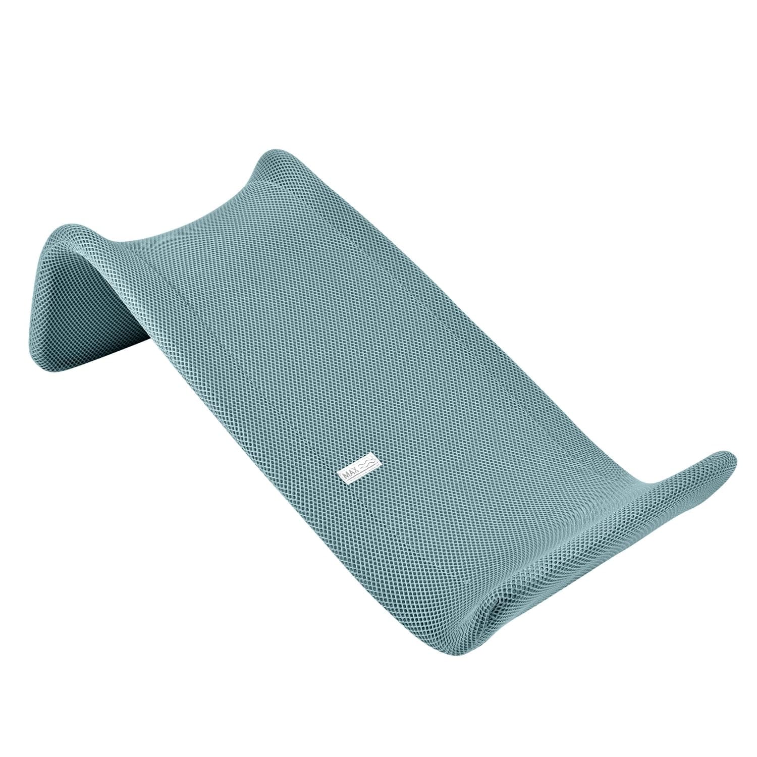 BÉABA, Baltic Blue Ergonomic Baby Bath Tub for Toddlers Non-Slip Quick Dry Washable