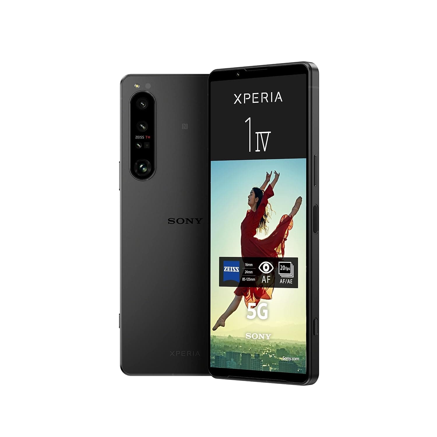 Sony Xperia 1 IV Dual-Sim 256GB ROM + 12GB RAM (GSM only | no CDMA) Factory Unlocked 5G SmartPhone (Black) - International Version